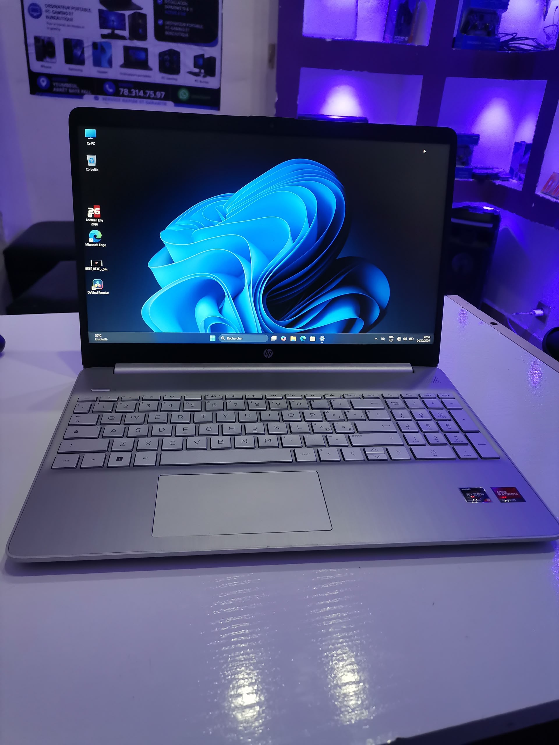 Détail Hp Laptop 15